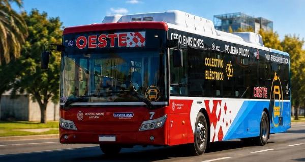 La Plata: ya está en circulación el primer colectivo urbano 100% eléctrico