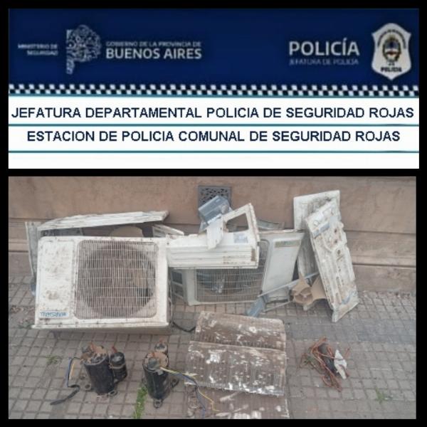 Rojas: esclarecen el robo a la Escuela 15 tras un allanamiento positivo
