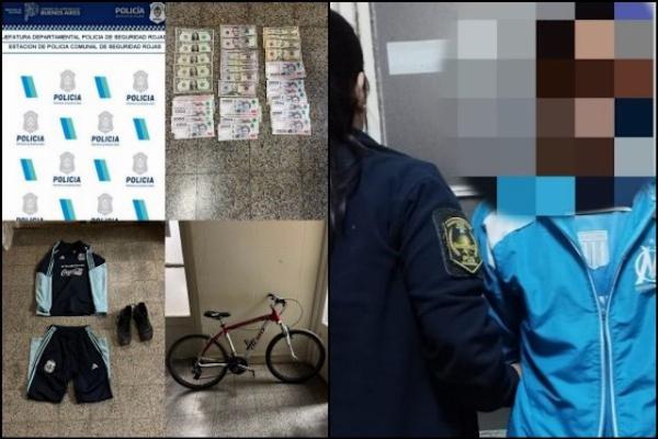 Rojas: secuestran el dinero sustraído de una vivienda y notifican a un joven de 23 años