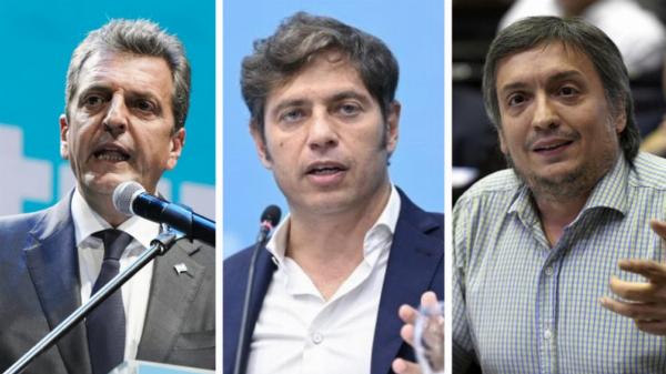 Cumbre del peronismo entre Kicillof, Máximo Kirchner y Massa para defender la continuidad de las PASO