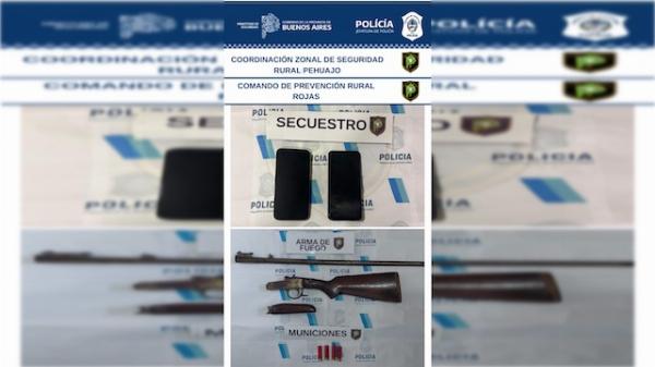 El Comando de Prevención Rural realizó allanamientos positivos en Rojas y Salto por una causa de hurto