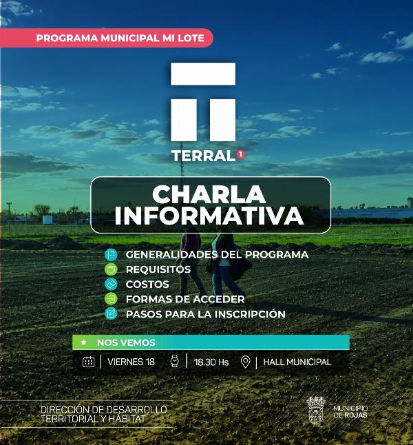 Abre la inscripción para "Terral 1" en el marco del Programa Mi Lote con una charla informativa en el Municipio