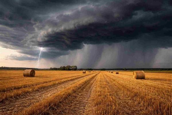 Alerta amarilla por tormentas y vientos fuertes: el invierno se despide con un fin de semana inestable