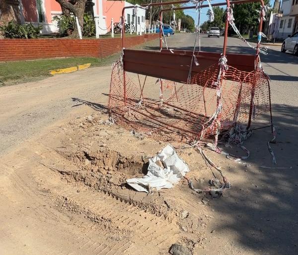 HCD Rojas: el edil Ramiro Baguear exige la urgente repavimentación de la Avenida Larrea